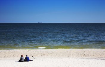 Couple on a beach - Free image #272623
